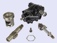 STUURINRICHTING SERVO SL R107 C107 <br></b> GERENOVEERD MET NIEUWE ORIGINELE ONDERDELEN VAN MERCEDES